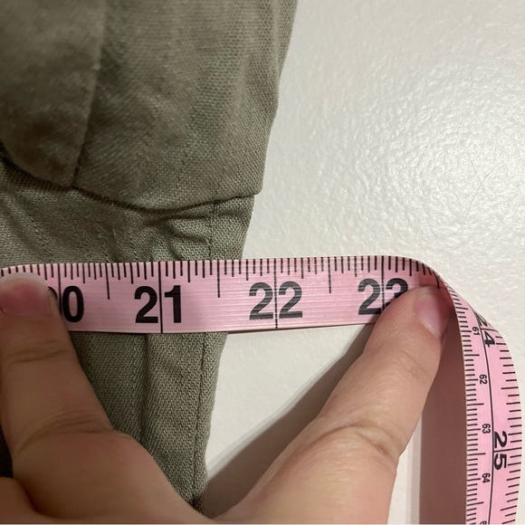 Women’s. D & Co Green Blazer Jacket Tulip Pockets Size Medium - Picture 6 of 8